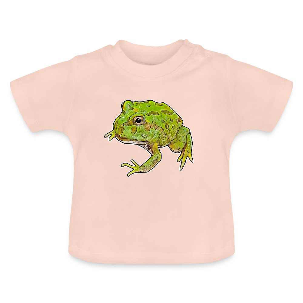 Baby T-Shirt Ceratophrys cranwelli Peppermint Blue - Kristallrosa