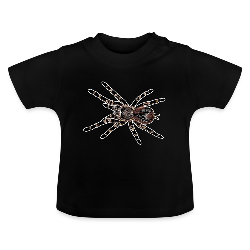 Baby T-Shirt Acanthoscurria geniculata - Schwarz