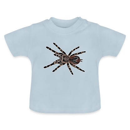 Baby T-Shirt Acanthoscurria geniculata - Hellblau