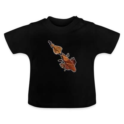 Baby T-Shirt Phyllocrania paradoxa female - Schwarz