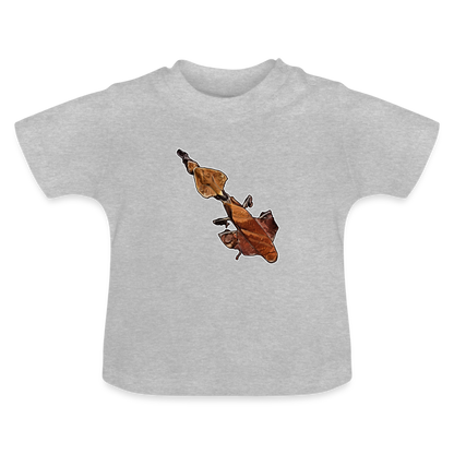 Baby T-Shirt Phyllocrania paradoxa female - Grau meliert