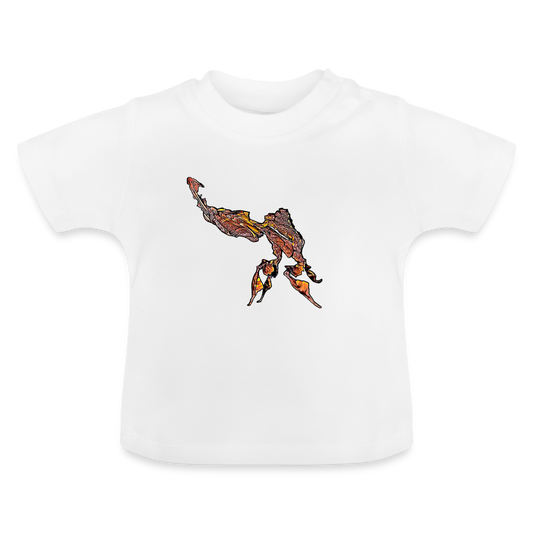 Baby T-Shirt Phyllocrania paradoxa male - weiß