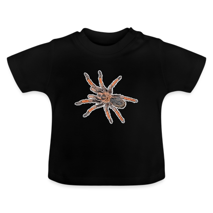 Baby T-Shirt Brachypelma emilia - Schwarz