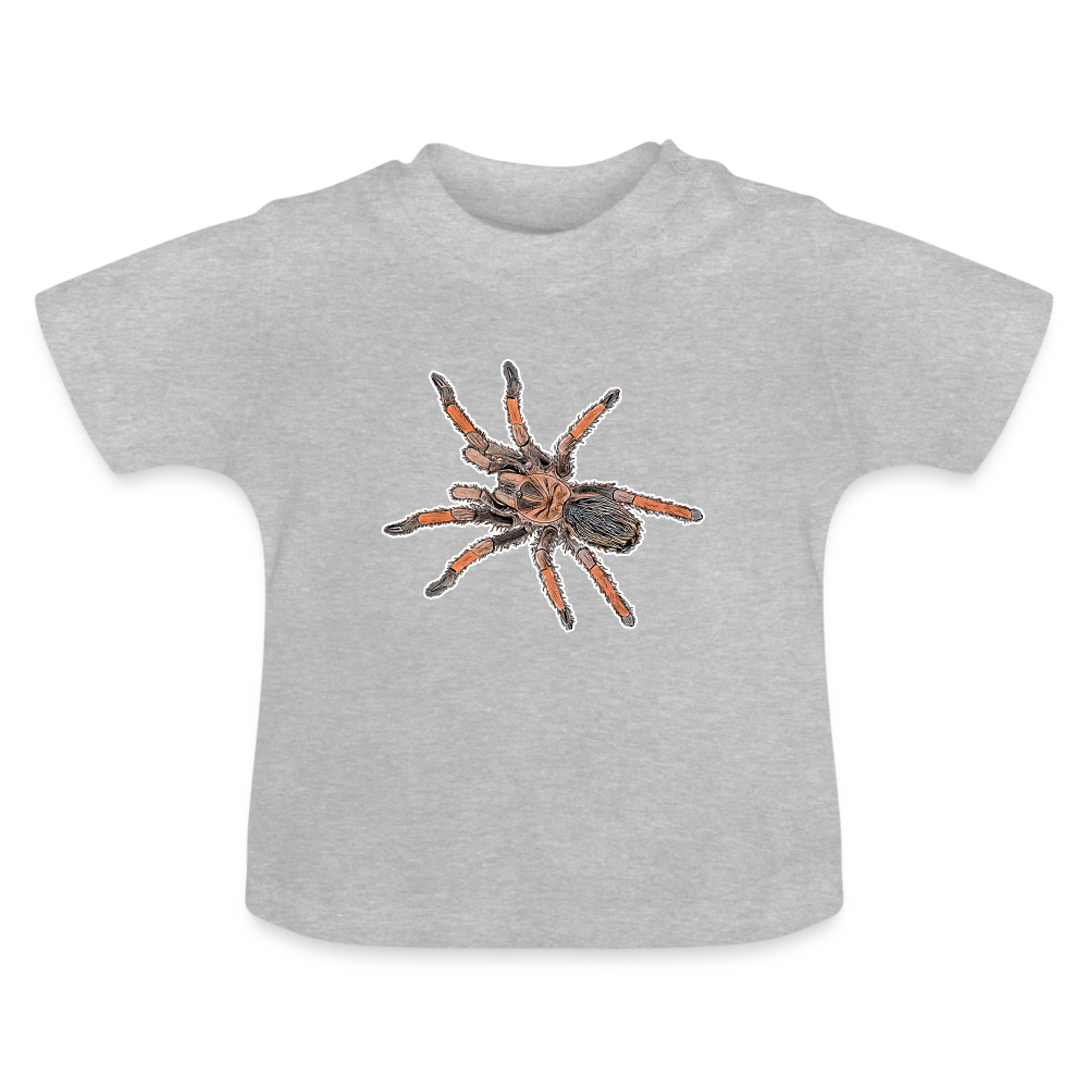 Baby T-Shirt Brachypelma emilia - Grau meliert