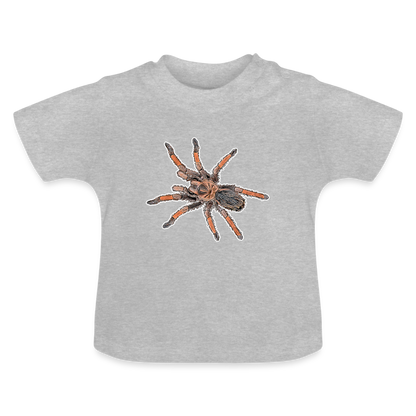 Baby T-Shirt Brachypelma emilia - Grau meliert