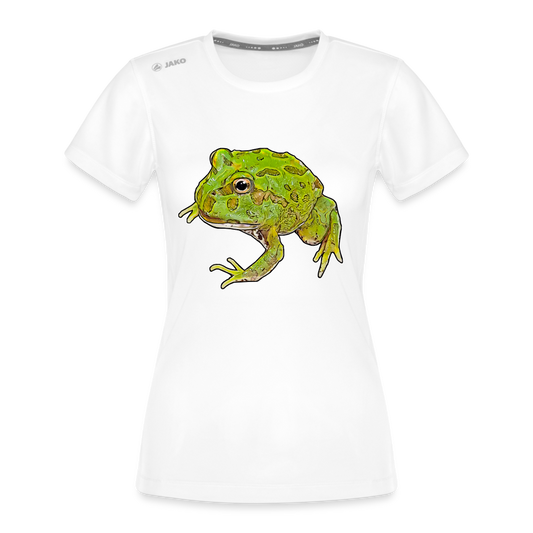 Frauen JAKO Sportswear T-Shirt Ceratophrys cranwelli Peppermint Blue - weiß