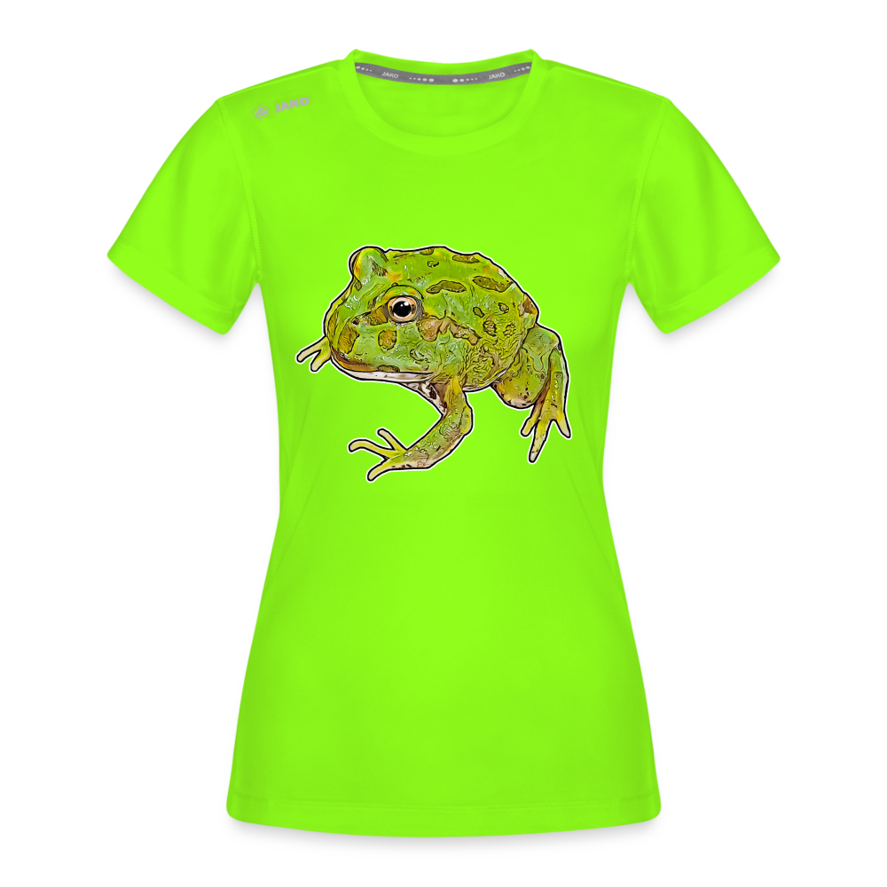 Frauen JAKO Sportswear T-Shirt Ceratophrys cranwelli Peppermint Blue - Neongrün