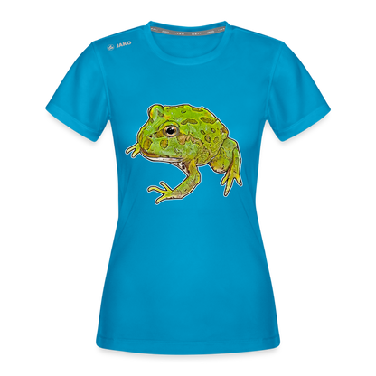 Frauen JAKO Sportswear T-Shirt Ceratophrys cranwelli Peppermint Blue - Saphirblau