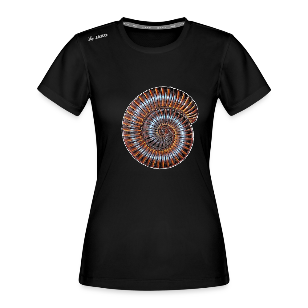 Frauen JAKO Sportswear T-Shirt Archispirostreptus gigas - Schwarz