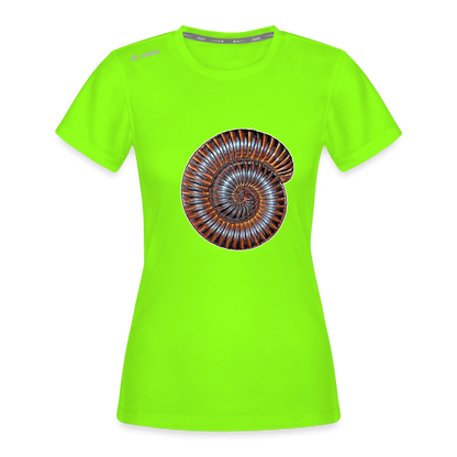 Frauen JAKO Sportswear T-Shirt Archispirostreptus gigas - Neongrün