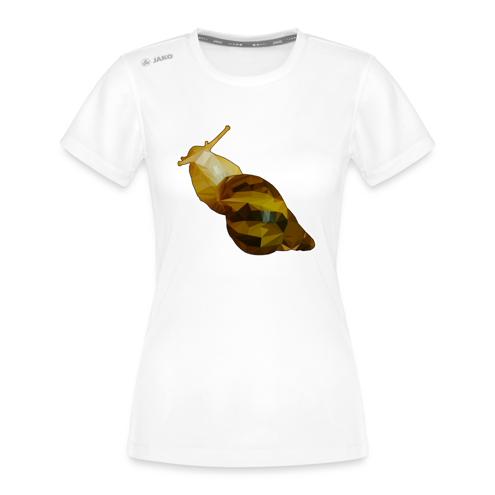 Frauen JAKO Sportswear T-Shirt Achatina reticulata Low Poly - weiß