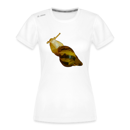 Frauen JAKO Sportswear T-Shirt Achatina reticulata Low Poly - weiß