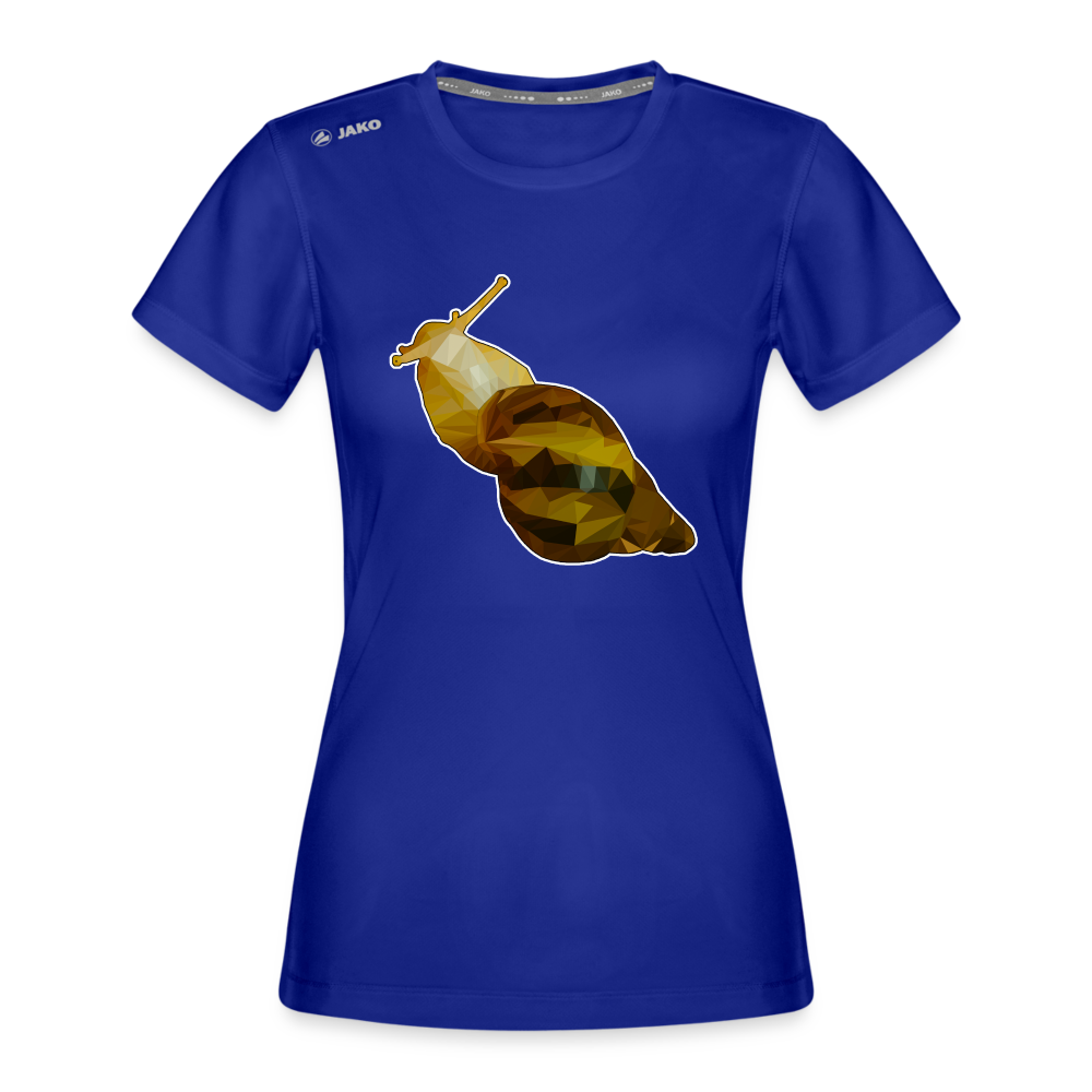 Frauen JAKO Sportswear T-Shirt Achatina reticulata Low Poly - Royalblau