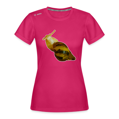 Frauen JAKO Sportswear T-Shirt Achatina reticulata Low Poly - dunkles Pink