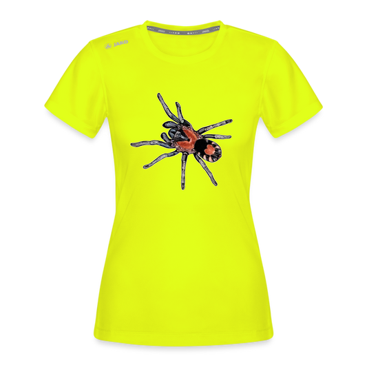 Frauen JAKO Sportswear T-Shirt Cyriocosmus elegans - Neongelb