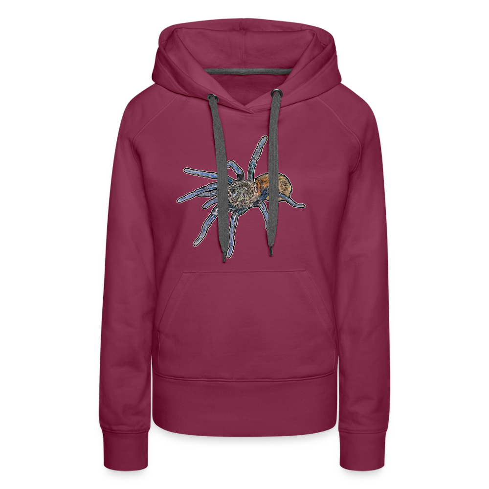 Frauen Hoodie Chromatopelma cyaneopubescens - Bordeaux