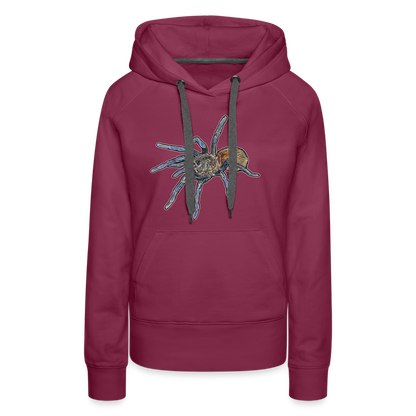 Frauen Hoodie Chromatopelma cyaneopubescens - Bordeaux