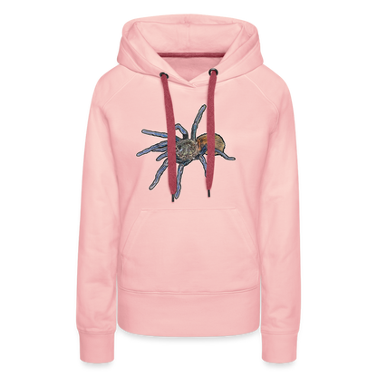 Frauen Hoodie Chromatopelma cyaneopubescens - Kristallrosa