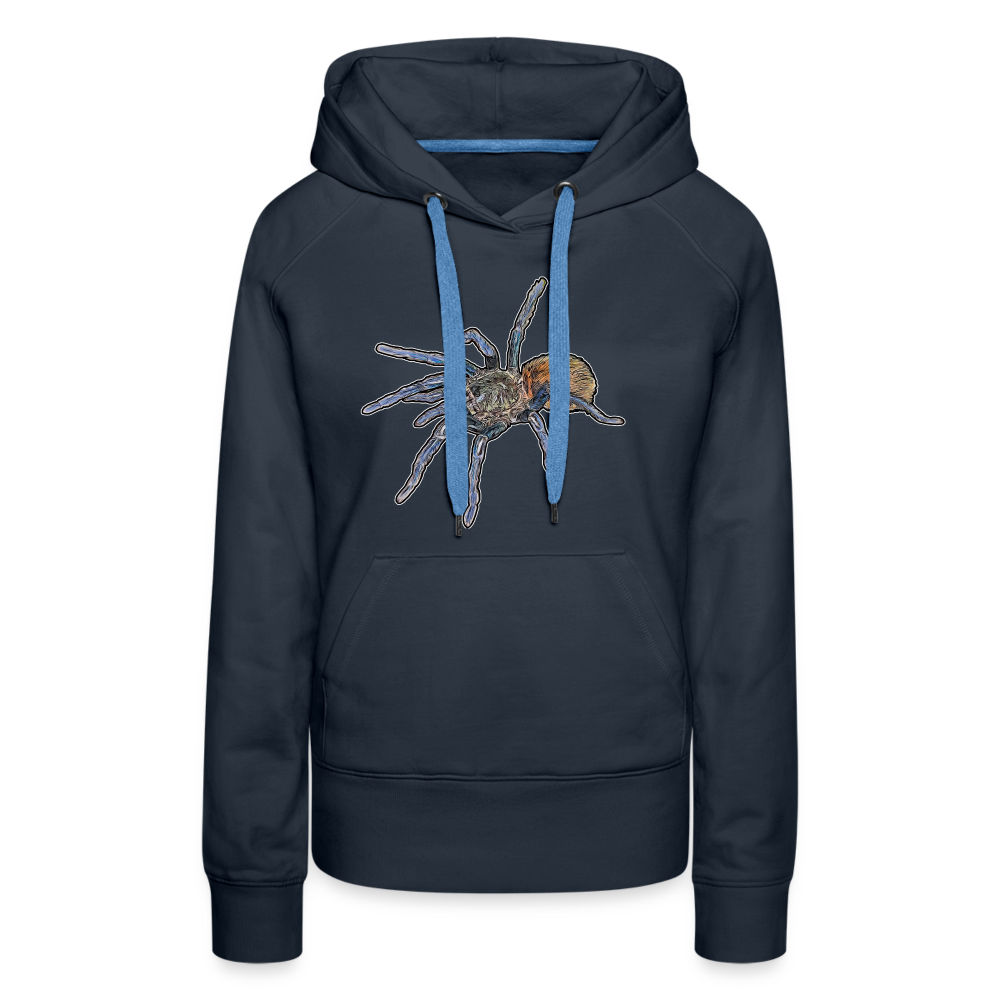 Frauen Hoodie Chromatopelma cyaneopubescens - Navy