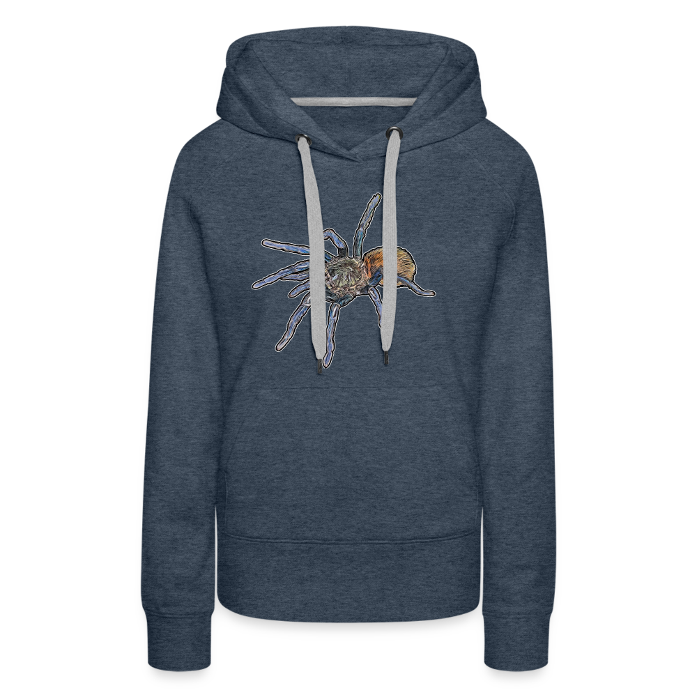 Frauen Hoodie Chromatopelma cyaneopubescens - Jeansblau