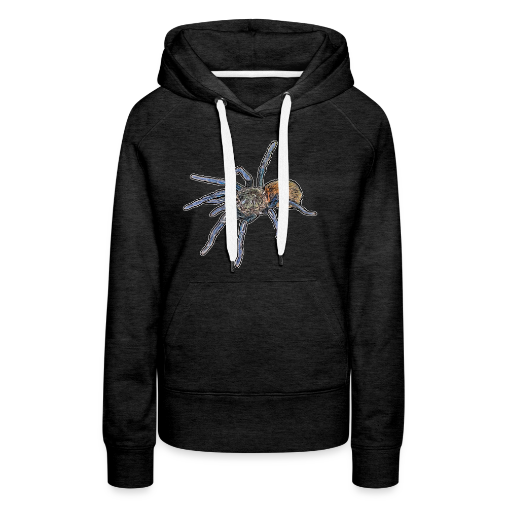 Frauen Hoodie Chromatopelma cyaneopubescens - Anthrazit