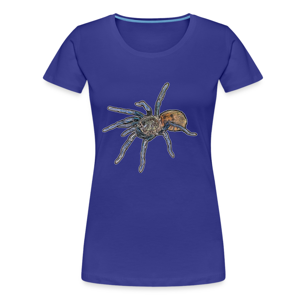 Frauen Basic T-Shirt Chromatopelma cyaneopubescens - Königsblau