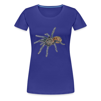 Frauen Basic T-Shirt Chromatopelma cyaneopubescens - Königsblau