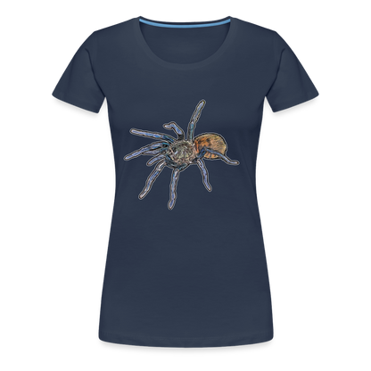 Frauen Basic T-Shirt Chromatopelma cyaneopubescens - Navy