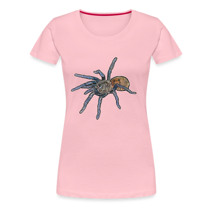 Frauen Basic T-Shirt Chromatopelma cyaneopubescens - Hellrosa