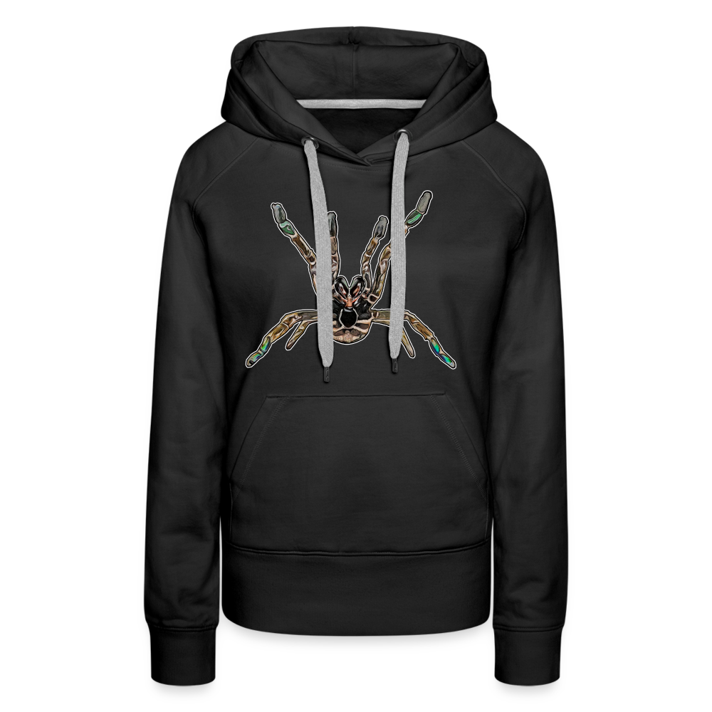 Frauen Hoodie Pterinochilus murinus tcf - Schwarz
