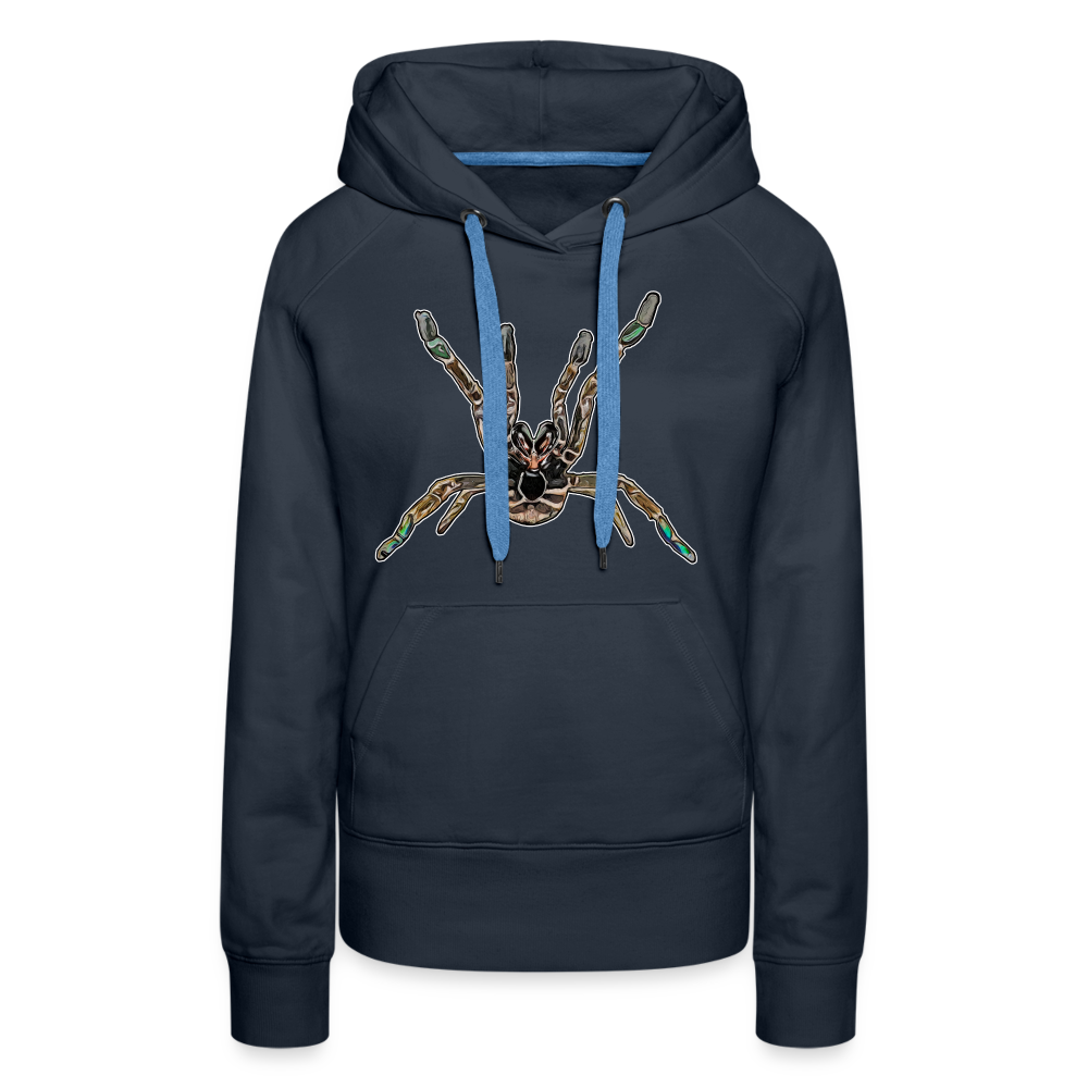 Frauen Hoodie Pterinochilus murinus tcf - Navy