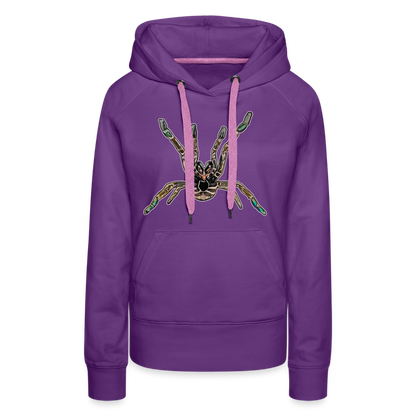 Frauen Hoodie Pterinochilus murinus tcf - Purple