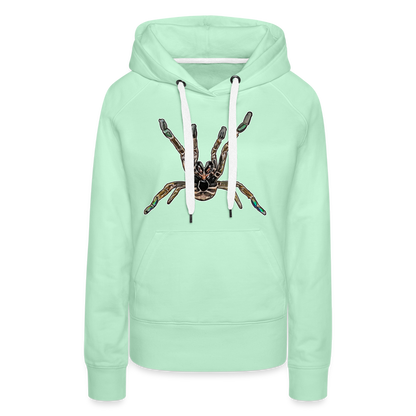 Frauen Hoodie Pterinochilus murinus tcf - helles Mintgrün