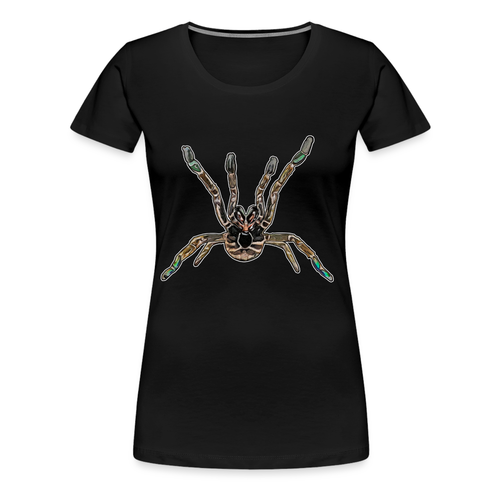 Frauen Basic T-Shirt Pterinochilus murinus tcf - Schwarz