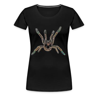 Frauen Basic T-Shirt Pterinochilus murinus tcf - Schwarz