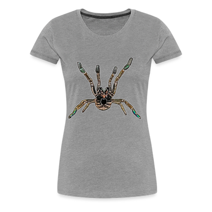 Frauen Basic T-Shirt Pterinochilus murinus tcf - Grau meliert