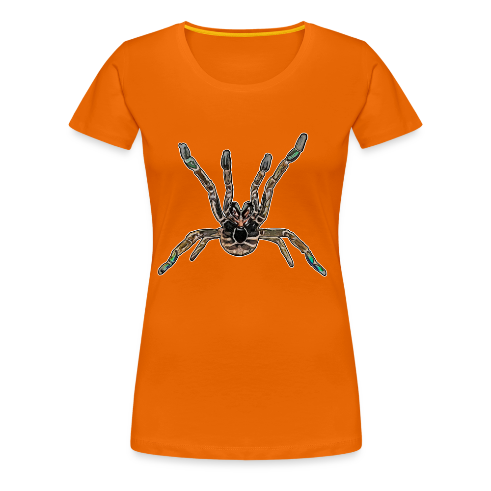 Frauen Basic T-Shirt Pterinochilus murinus tcf - Orange