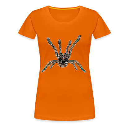 Frauen Basic T-Shirt Pterinochilus murinus tcf - Orange