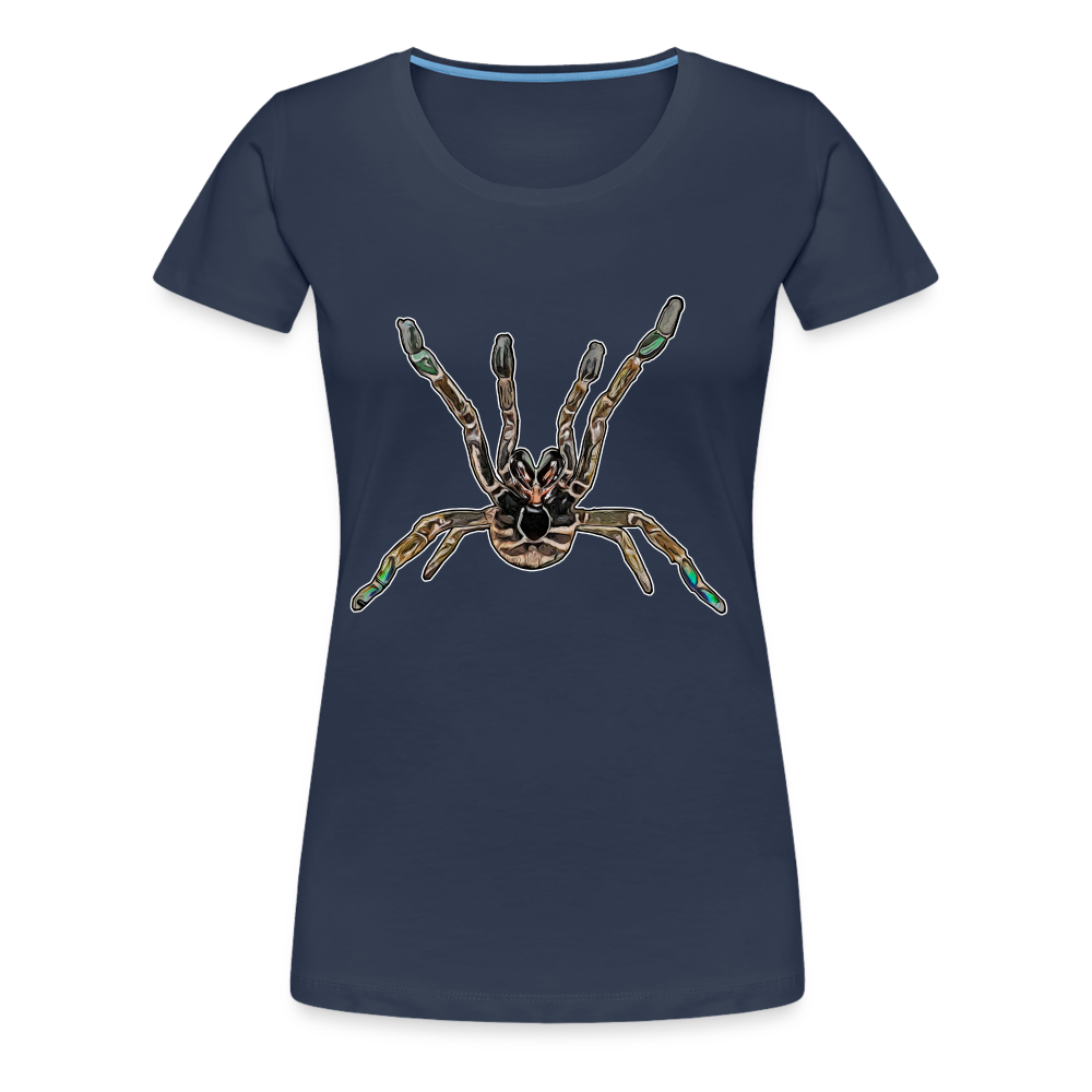 Frauen Basic T-Shirt Pterinochilus murinus tcf - Navy