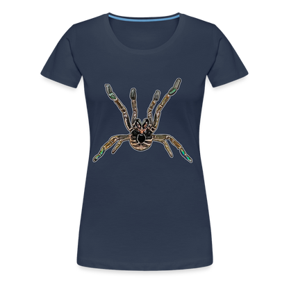 Frauen Basic T-Shirt Pterinochilus murinus tcf - Navy