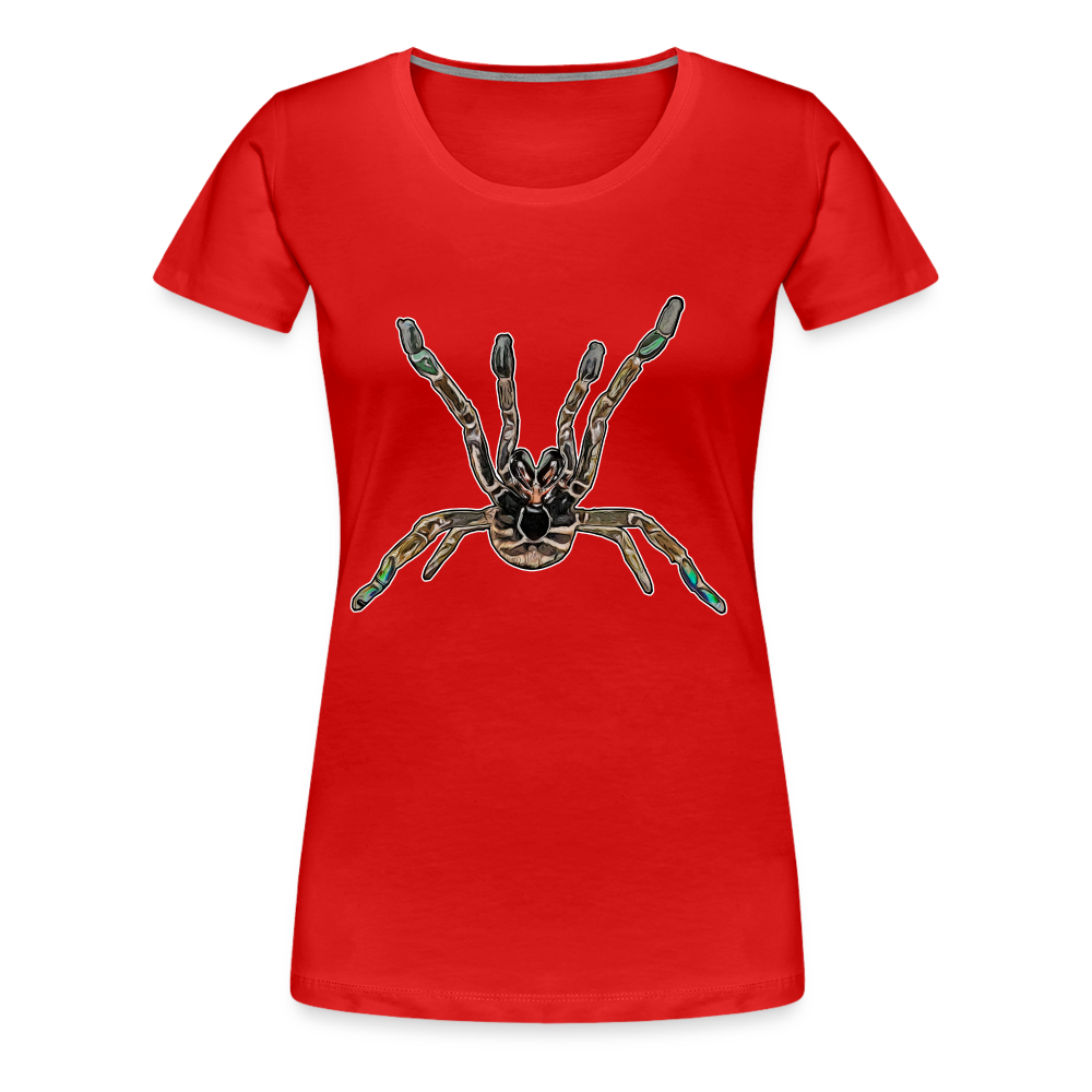 Frauen Basic T-Shirt Pterinochilus murinus tcf - Rot