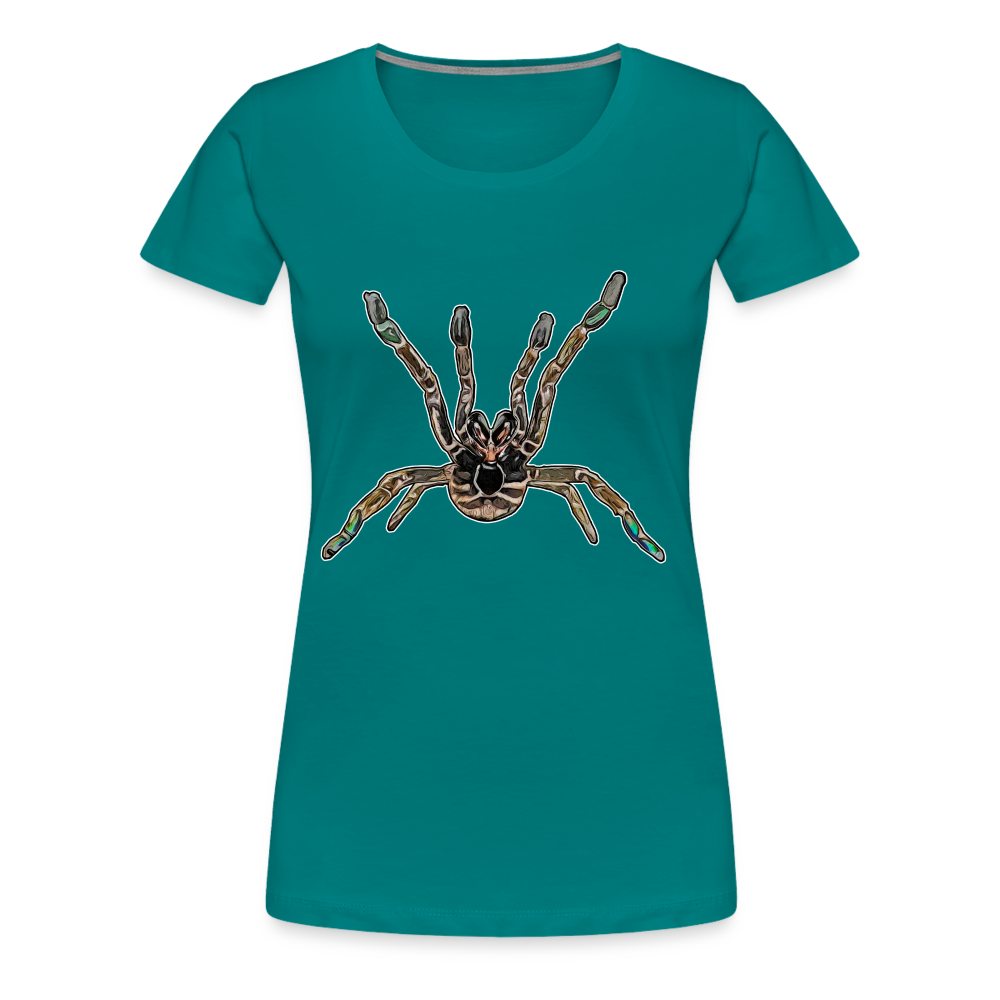 Frauen Basic T-Shirt Pterinochilus murinus tcf - Divablau