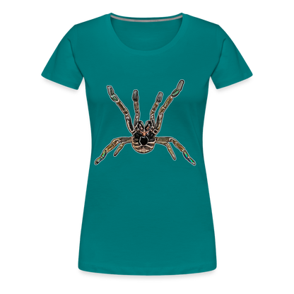 Frauen Basic T-Shirt Pterinochilus murinus tcf - Divablau