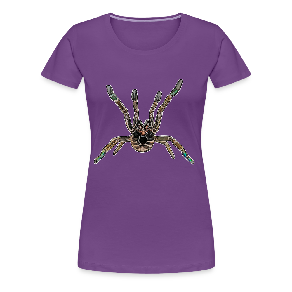 Frauen Basic T-Shirt Pterinochilus murinus tcf - Lila
