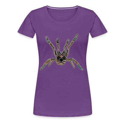 Frauen Basic T-Shirt Pterinochilus murinus tcf - Lila