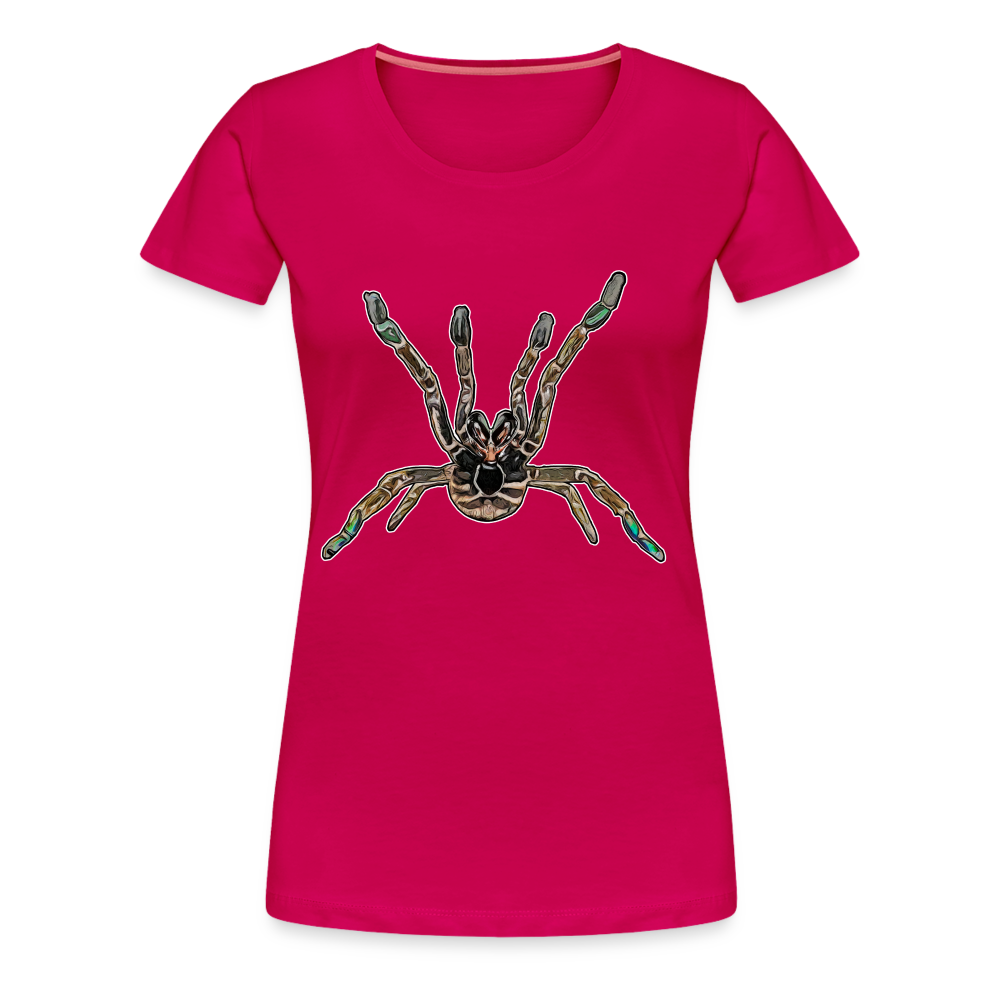 Frauen Basic T-Shirt Pterinochilus murinus tcf - dunkles Pink