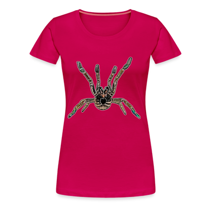 Frauen Basic T-Shirt Pterinochilus murinus tcf - dunkles Pink