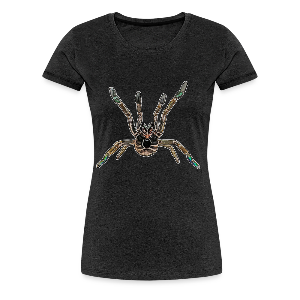 Frauen Basic T-Shirt Pterinochilus murinus tcf - Anthrazit