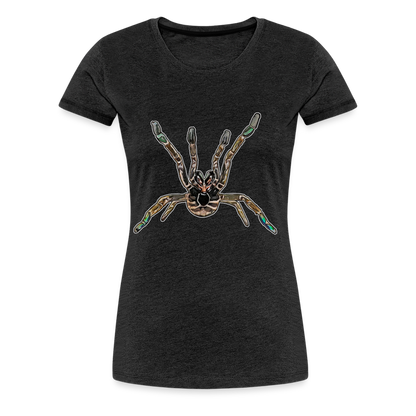 Frauen Basic T-Shirt Pterinochilus murinus tcf - Anthrazit