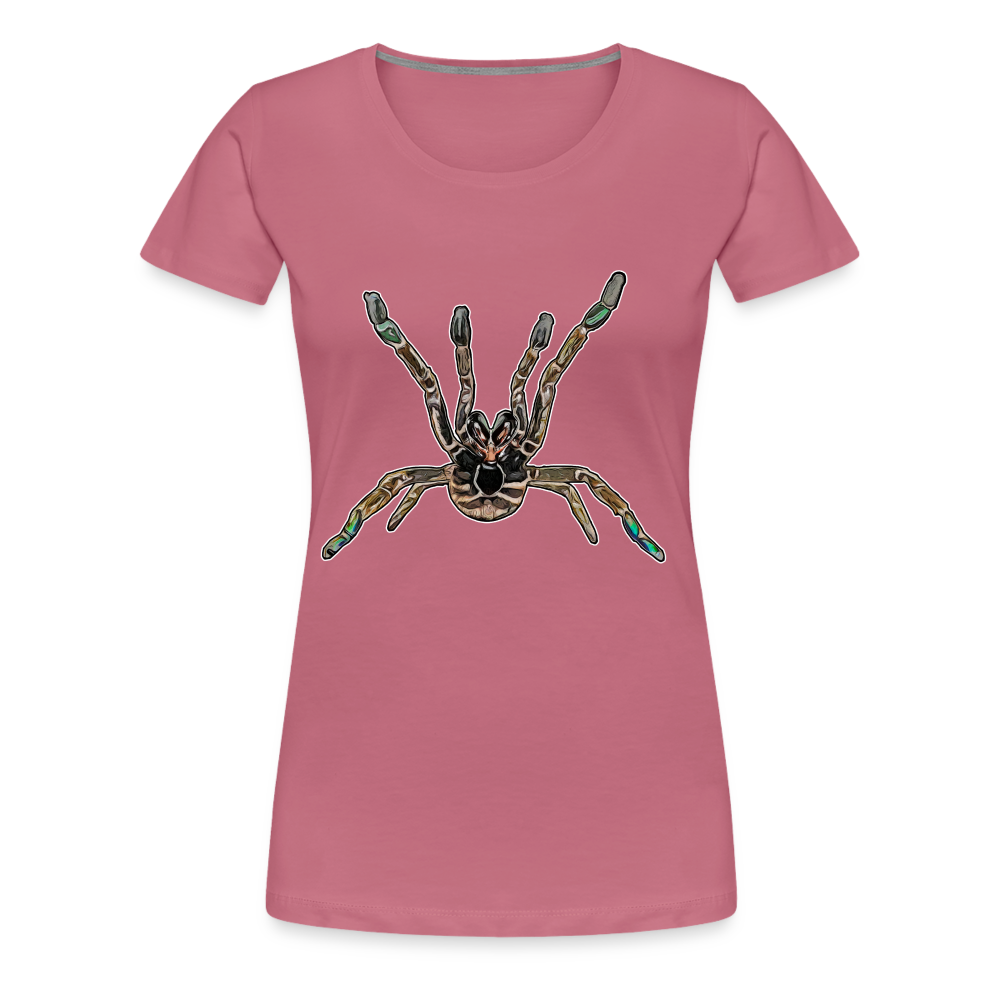 Frauen Basic T-Shirt Pterinochilus murinus tcf - Malve